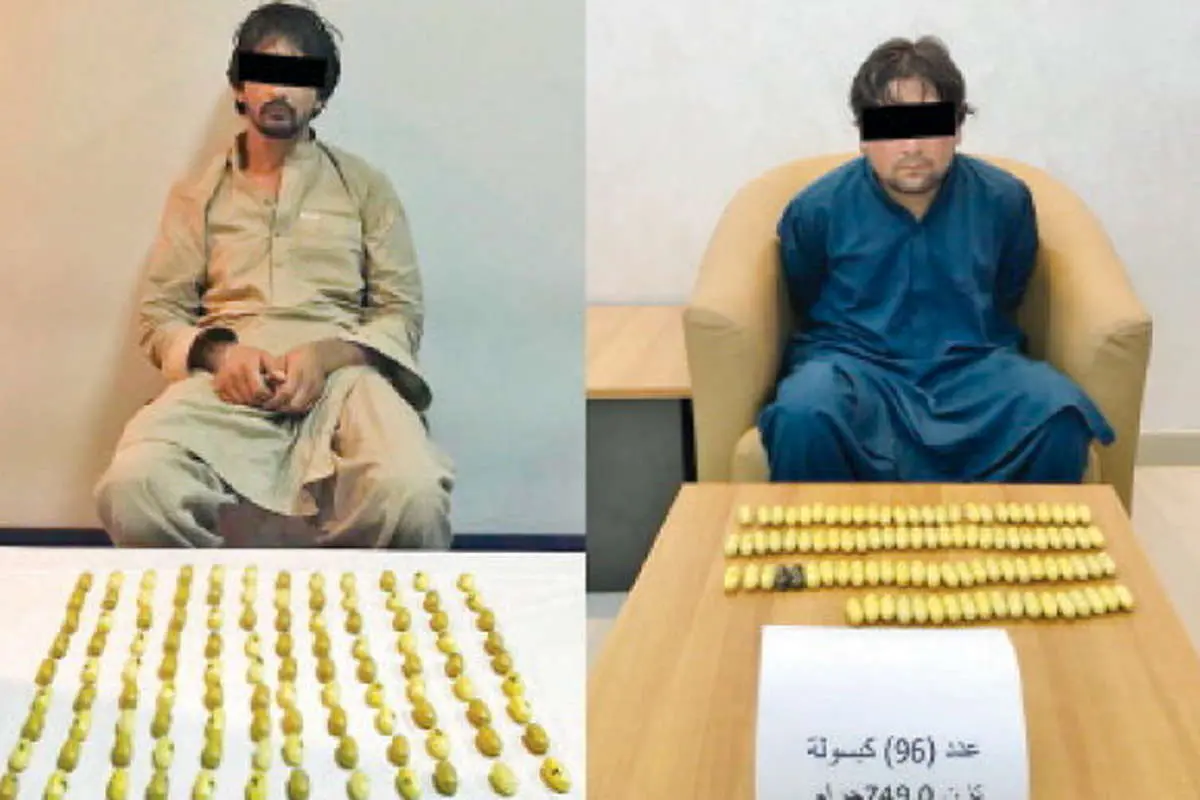 کشف ۱۸۶ کپسول هروئین از شکم دو مسافر