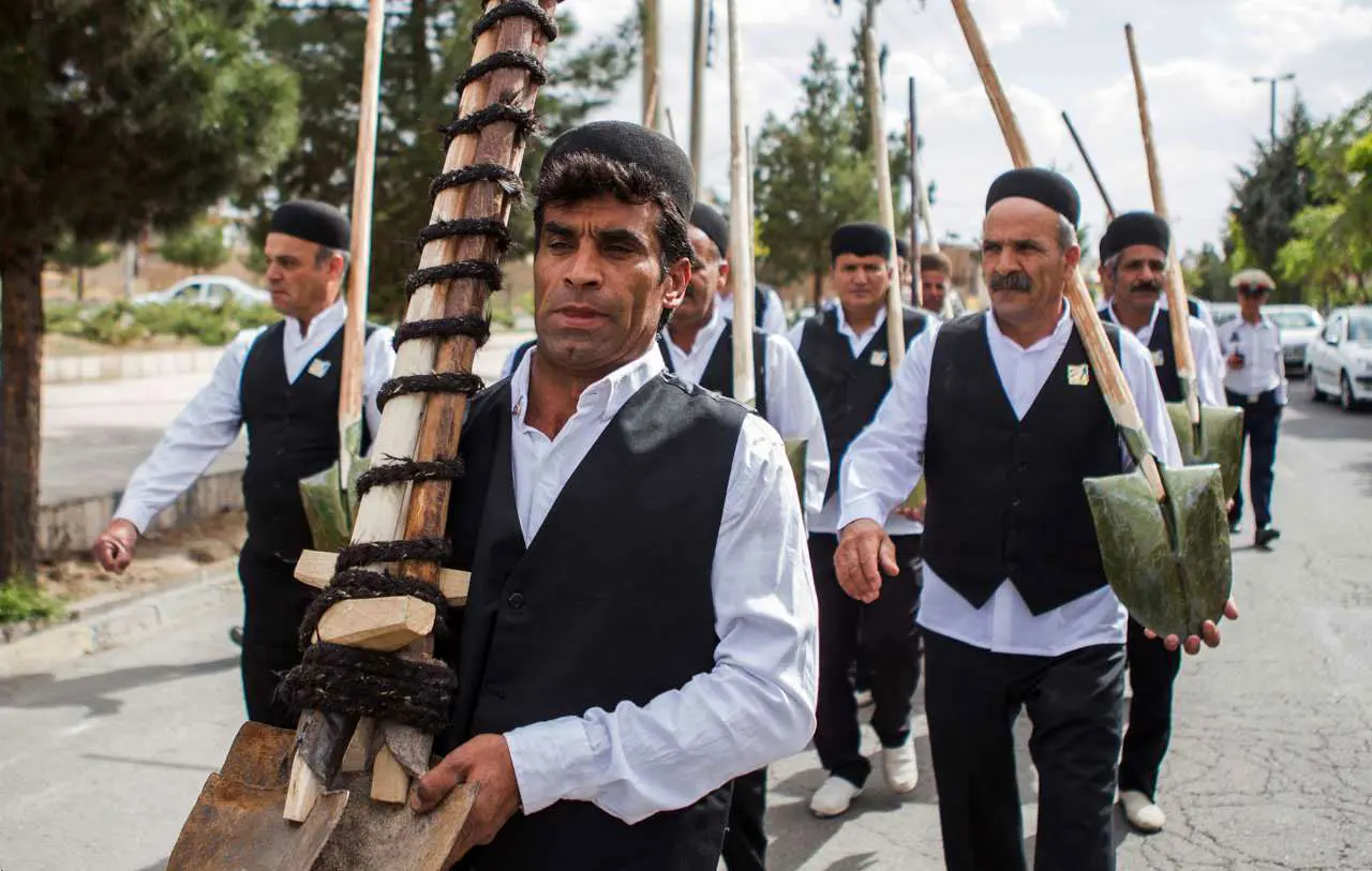 (تصاویر) جشن بیل‌گردانی در نیم‌ور محلات