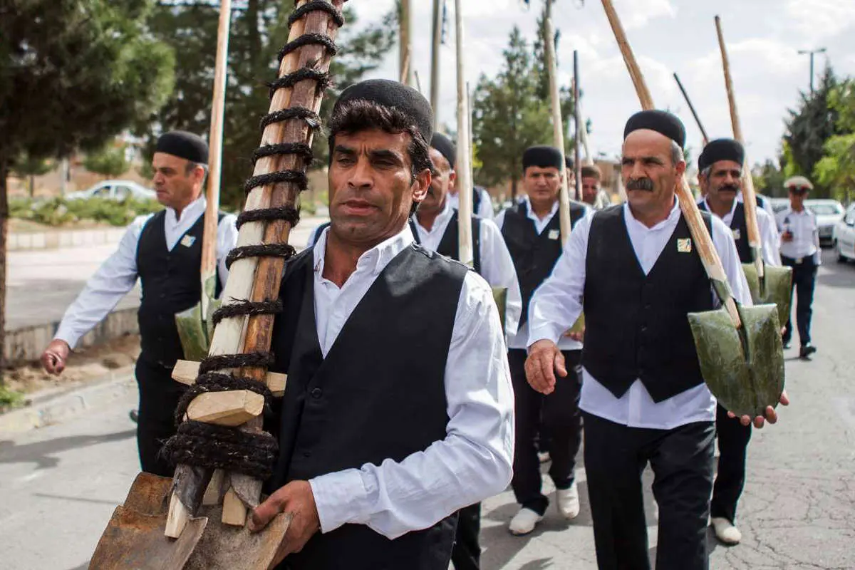 (تصاویر) جشن بیلگردانی در نیمور محلات