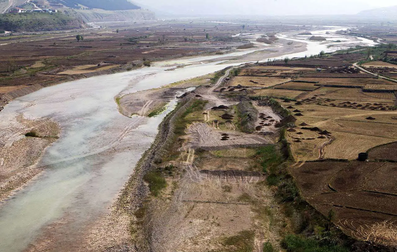 (تصاویر) بحران خشکسالی در پرباران‌ترین استان