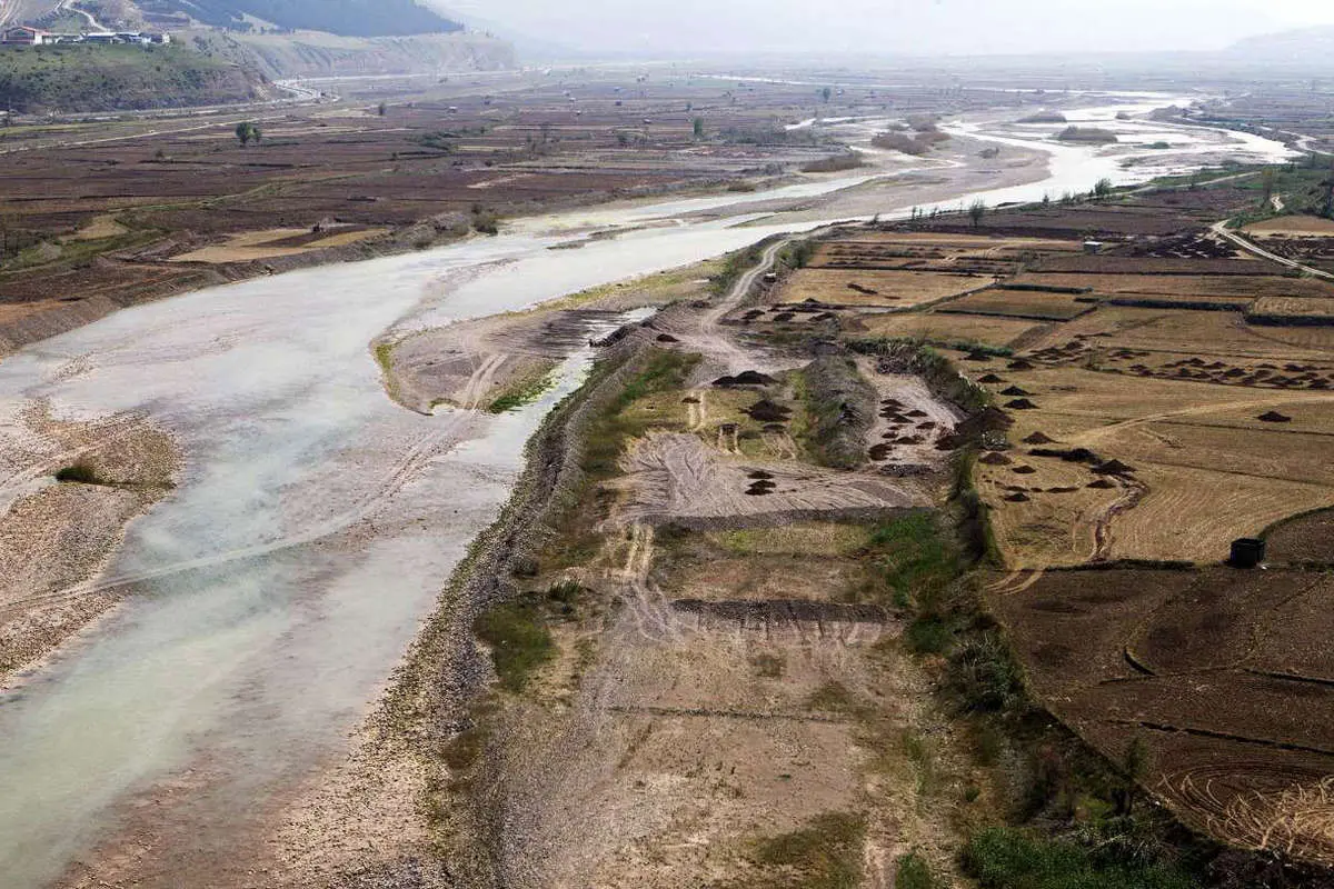 (تصاویر) بحران خشکسالی در پرباران‌ترین استان