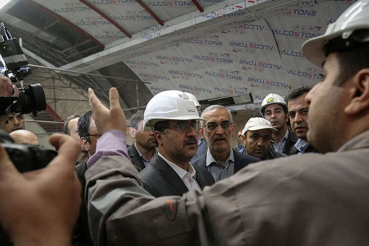 (تصاویر) بازدید سرپرست شهرداری تهران از خط ۶ مترو