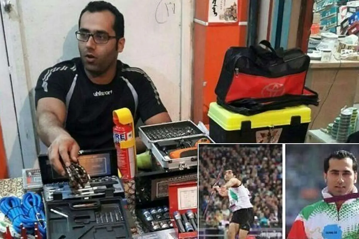 از دستفروشی تا نگهبانی نایب قهرمان پارالمپیک!