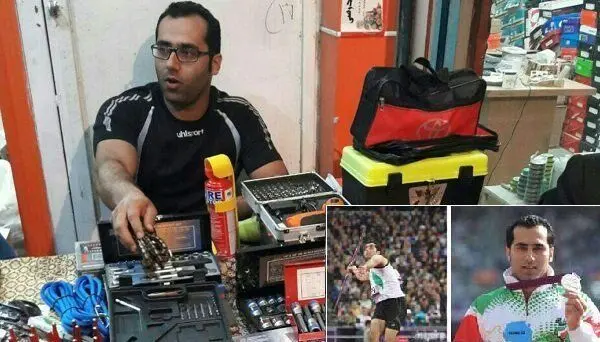 از دستفروشی تا نگهبانی نایب قهرمان پارالمپیک!
