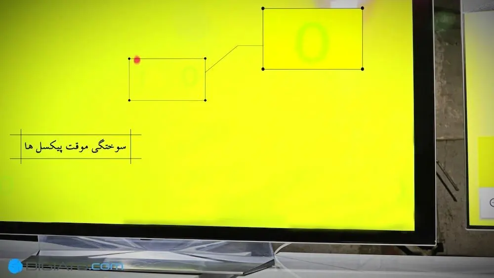 سوختگی پیکسل در تلویزیون‌های OLED و QLED