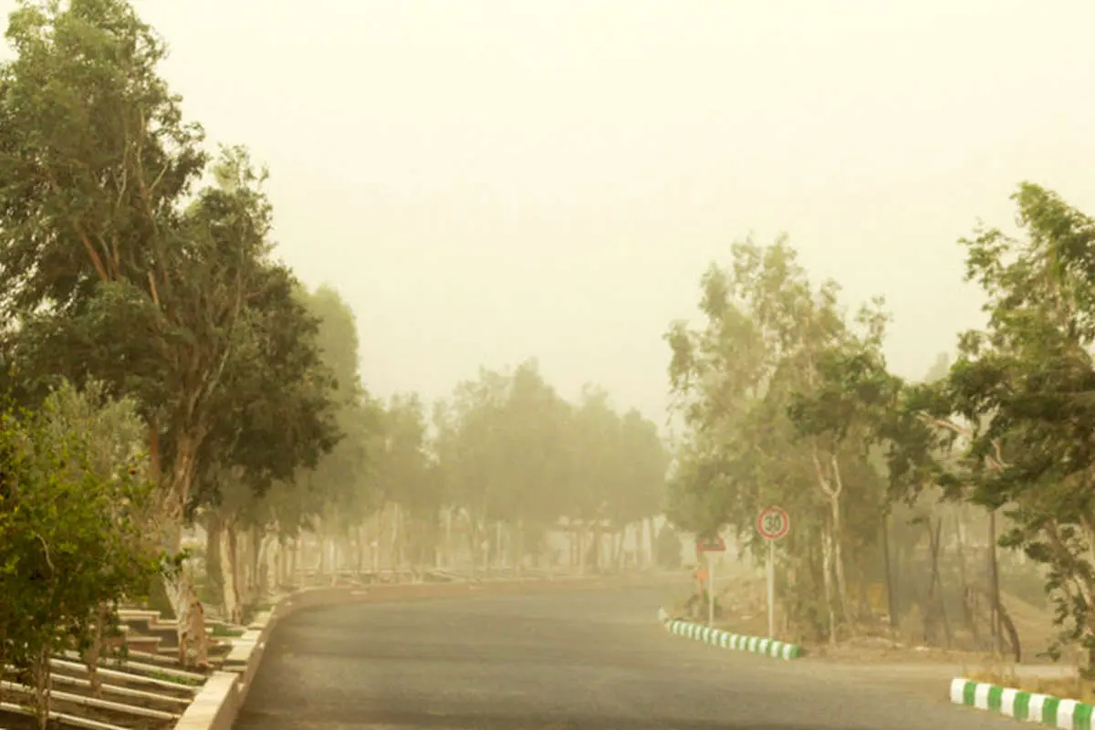 (تصاویر) طوفان گردوغبار در زابل