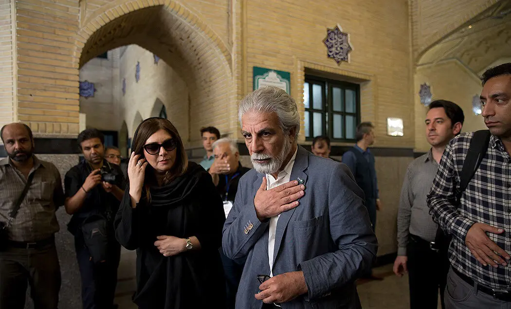 (تصاویر) حضور هنرمندان سرشناس در مراسم ترحیم «ناصر ملک مطیعی»