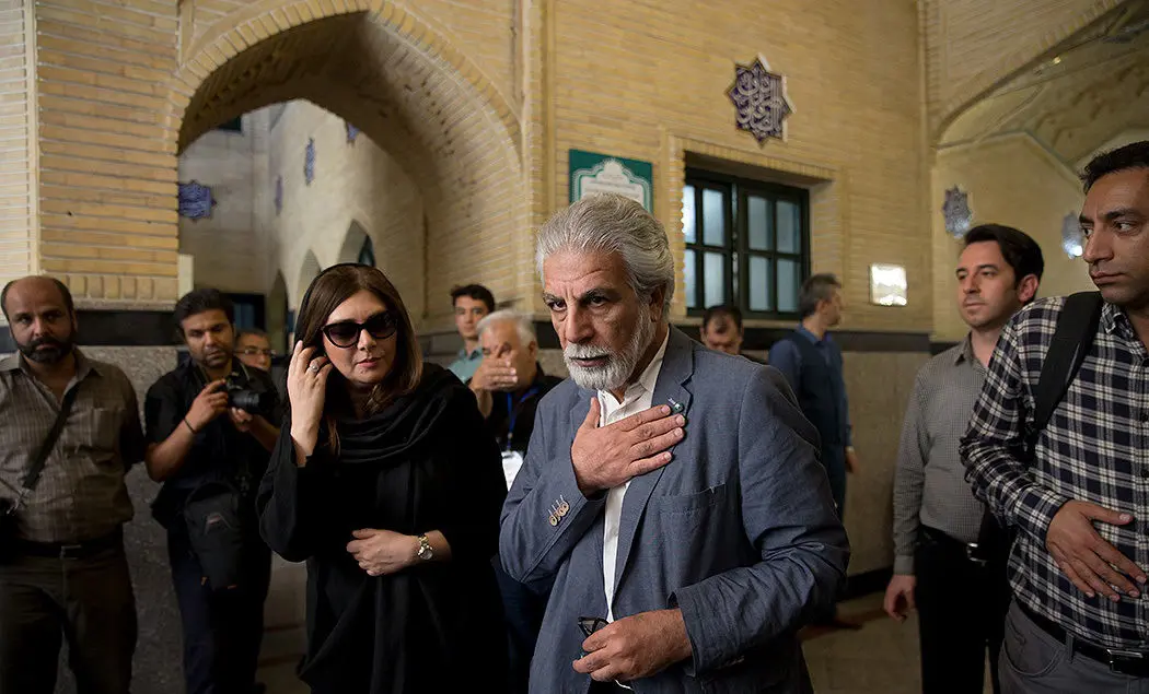 (تصاویر) حضور هنرمندان سرشناس در مراسم ترحیم «ناصر ملک مطیعی»