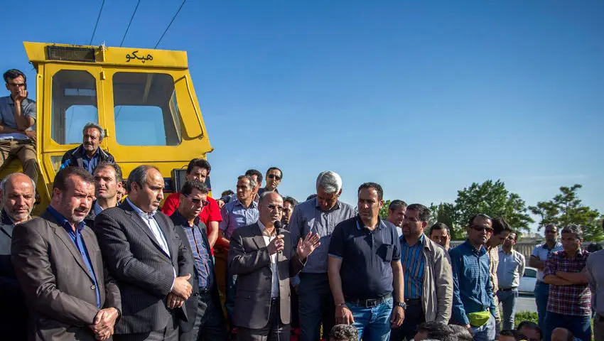 (تصاویر) تجمع دوباره کارگران «هپکو» اراک