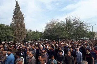 تشیع قربانیان حوادث کازرون برگزار شد