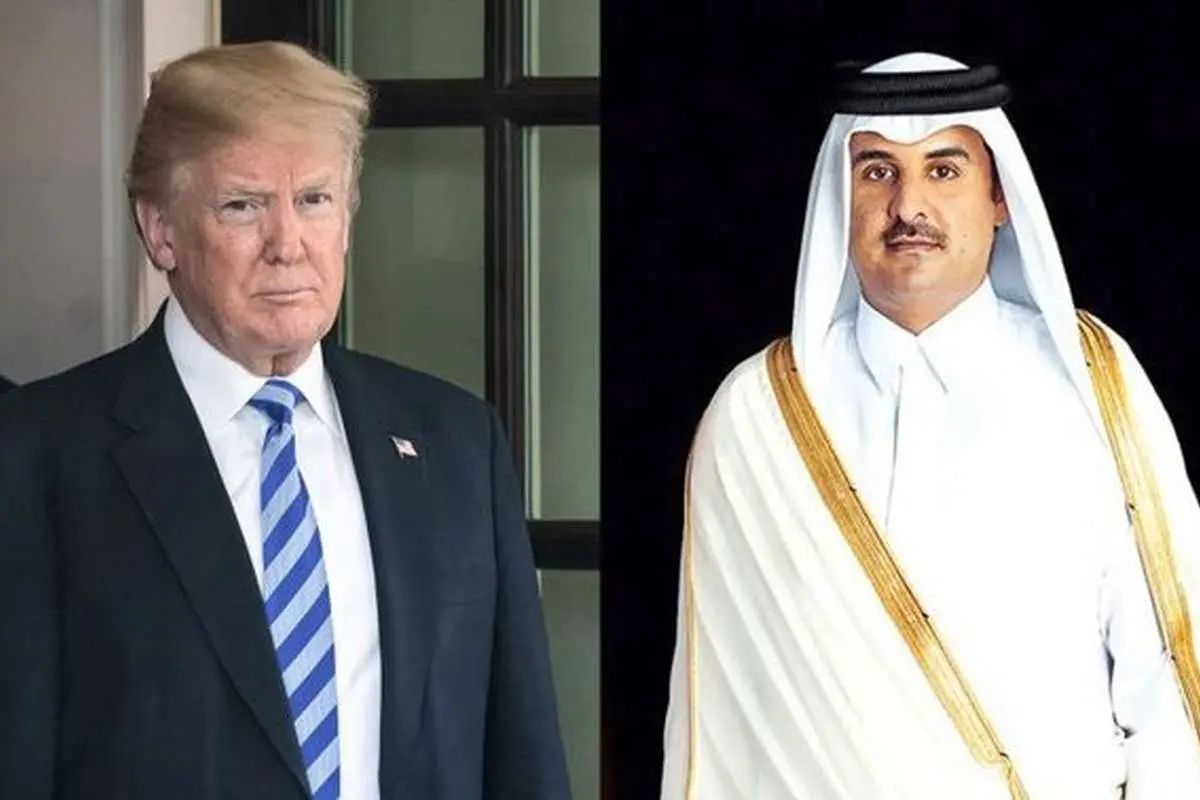 گفتگوی تلفنی امیر قطر و ترامپ