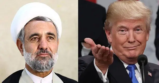 پاس گلی که دلواپس ایرانی به ترامپ داد
