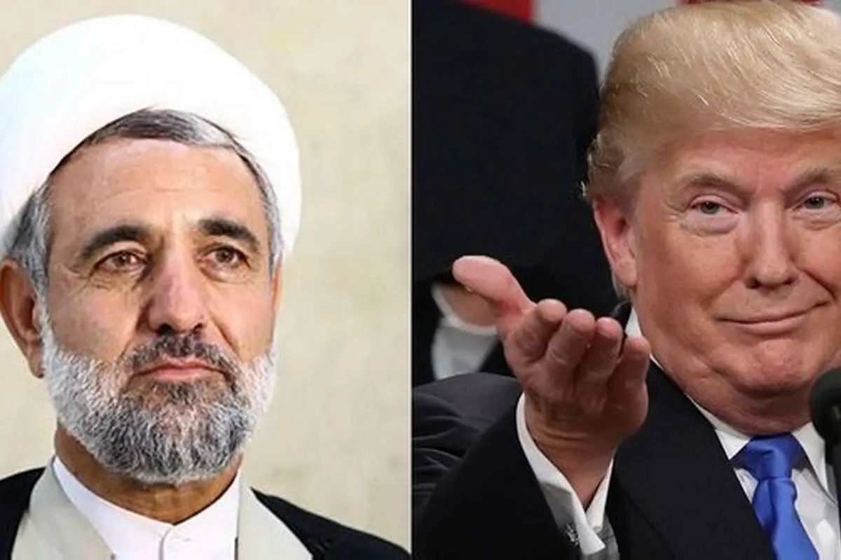 پاس گلی که دلواپس ایرانی به ترامپ داد