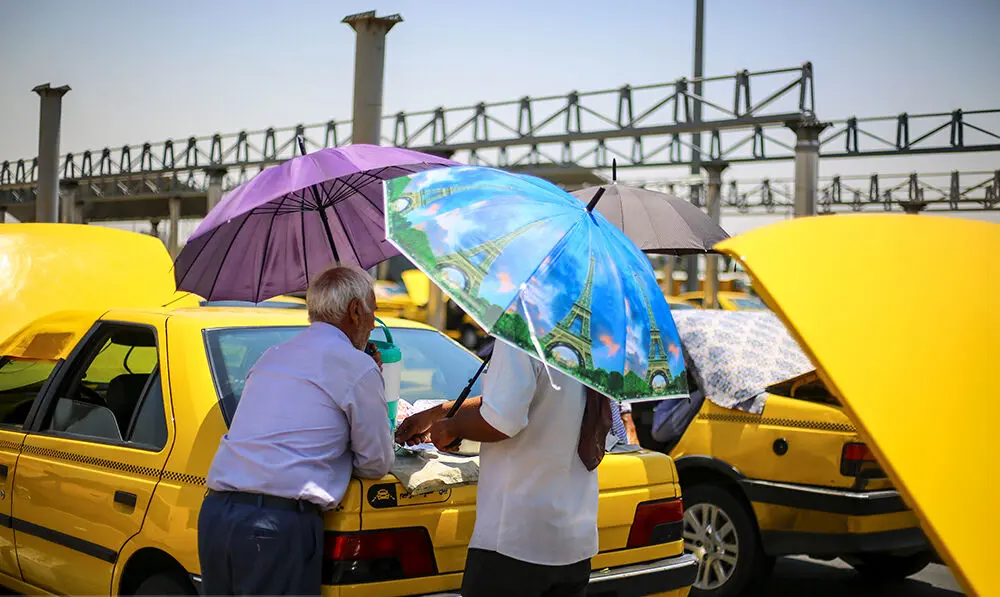 (تصاویر) تهران در یک روز گرم تابستانی