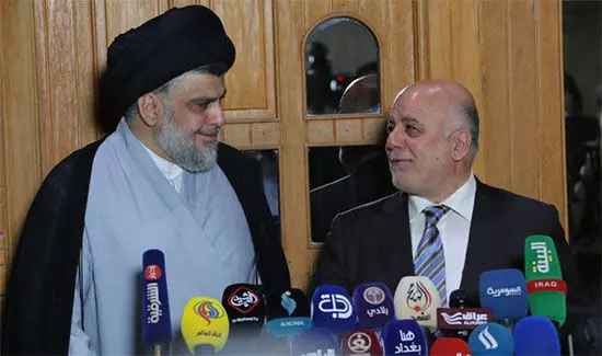 مقتدی الصدر و العبادی اعلام ائتلاف کردند