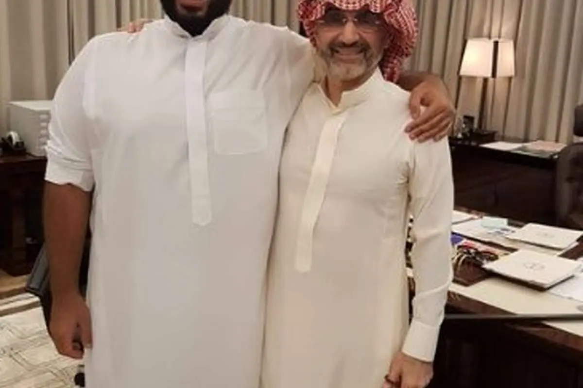 نخستین تصویر ولید بن طلال در کنار بن سلمان پس از آزادی