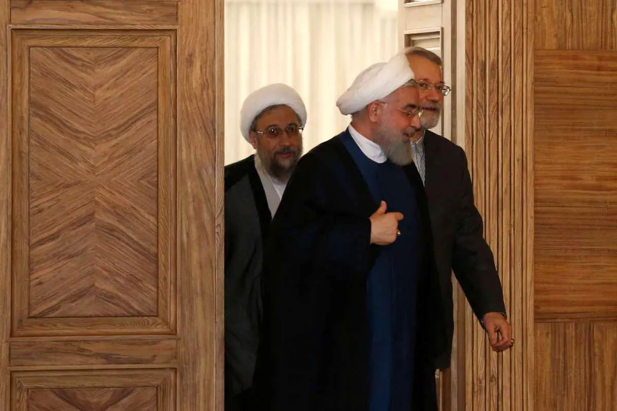 (تصاویر) جلسه سران قوا به میزبانی رئیسجمهور