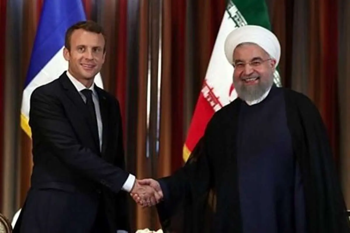 پیام تبریک روحانی به مکرون