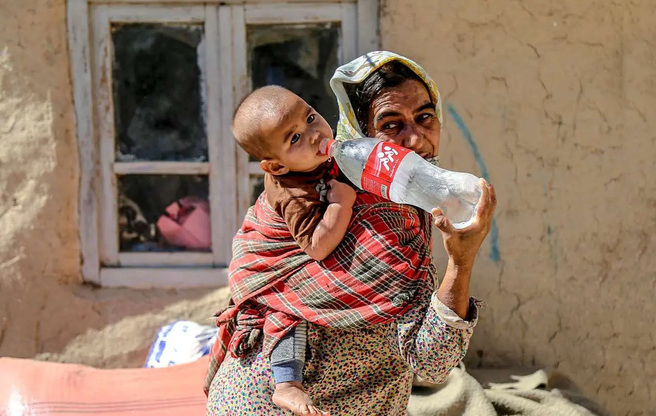 (تصاویر) بحران آب روستای «قزلر» در خراسان شمالی