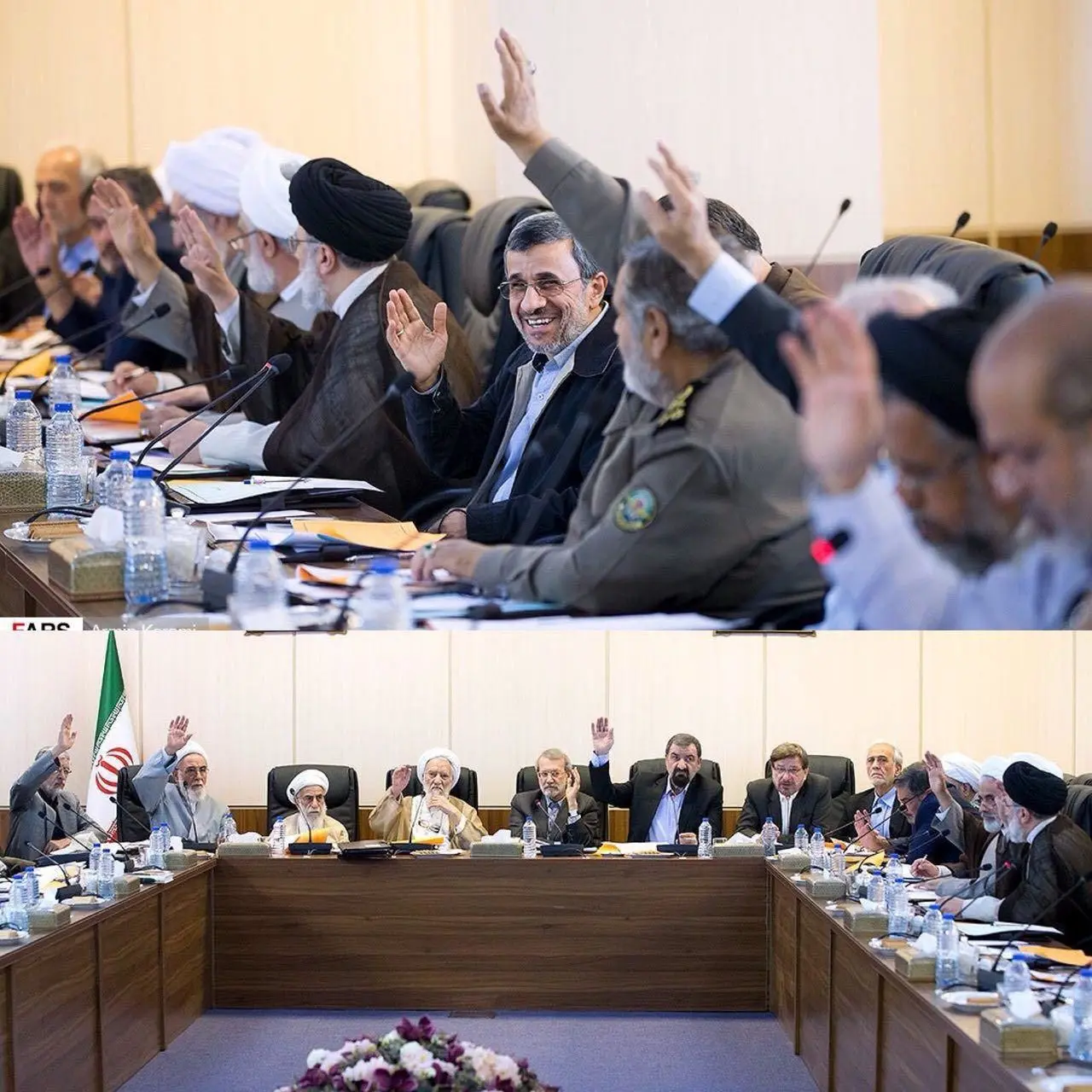 دستِ پایین آیت الله جنتی در جلسه مجمع