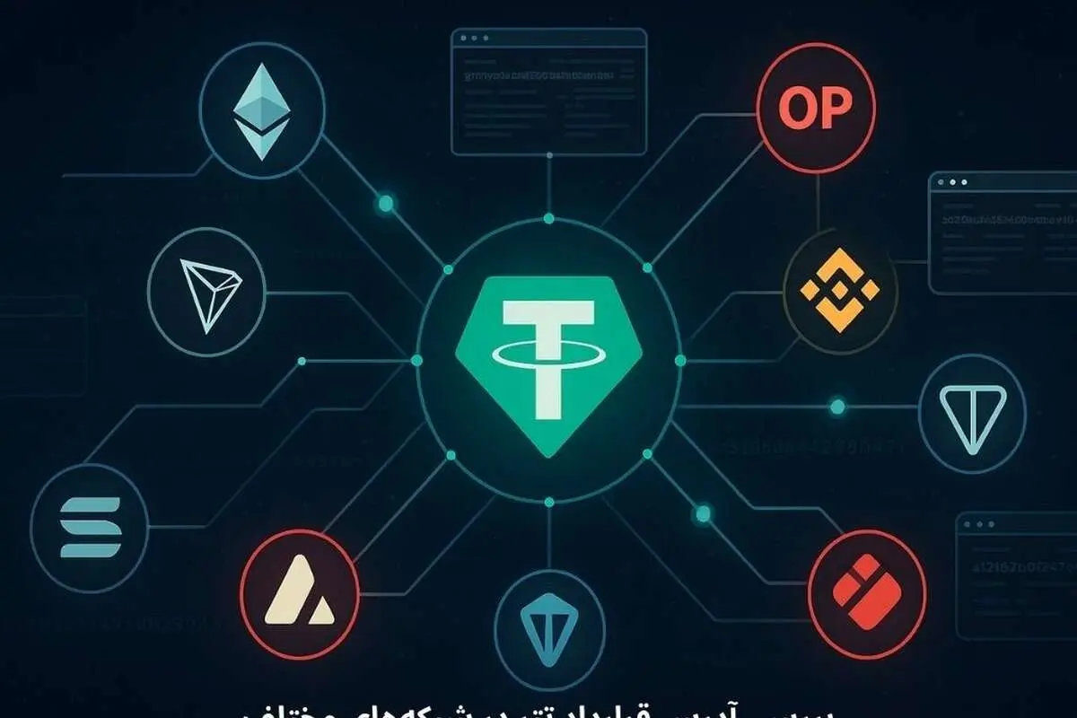 نحوه بررسی آدرس قرارداد تتر (USDT) در شبکه‌های مختلف