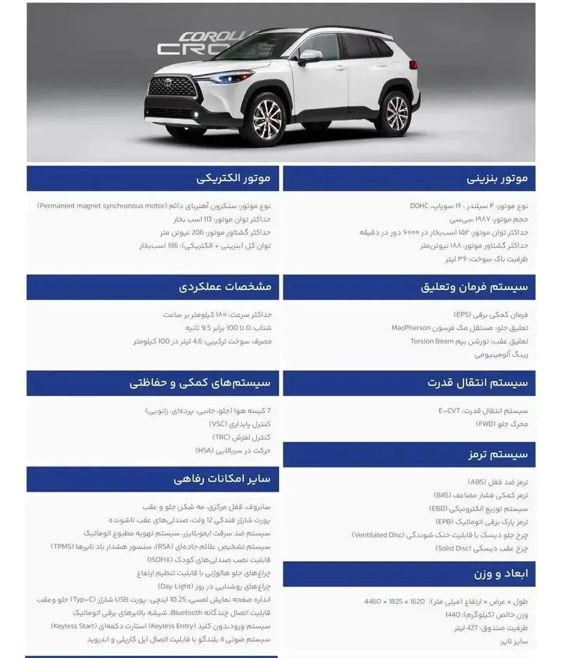 تویوتا کرولا کراس