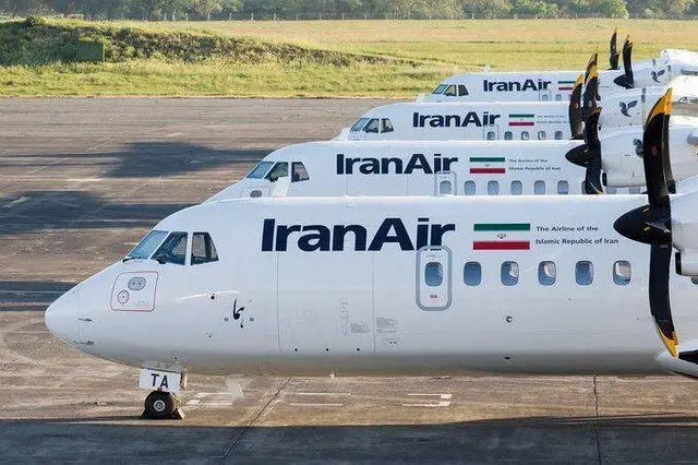 فرود پنج فروند هواپیمای جدید ای تی آر بر روی باند مهرآباد