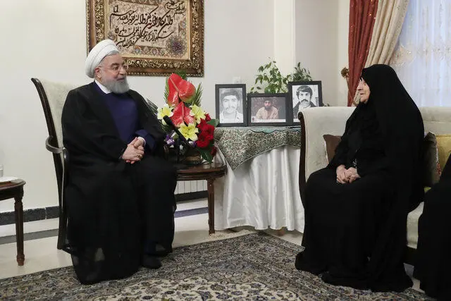 دیدار حسن روحانی با خانواده شهدا، جانبازان و آزادگان