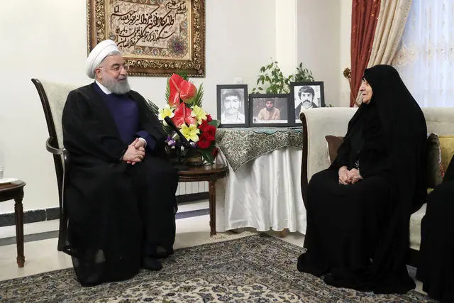 دیدار حسن روحانی با خانواده شهدا، جانبازان و آزادگان
