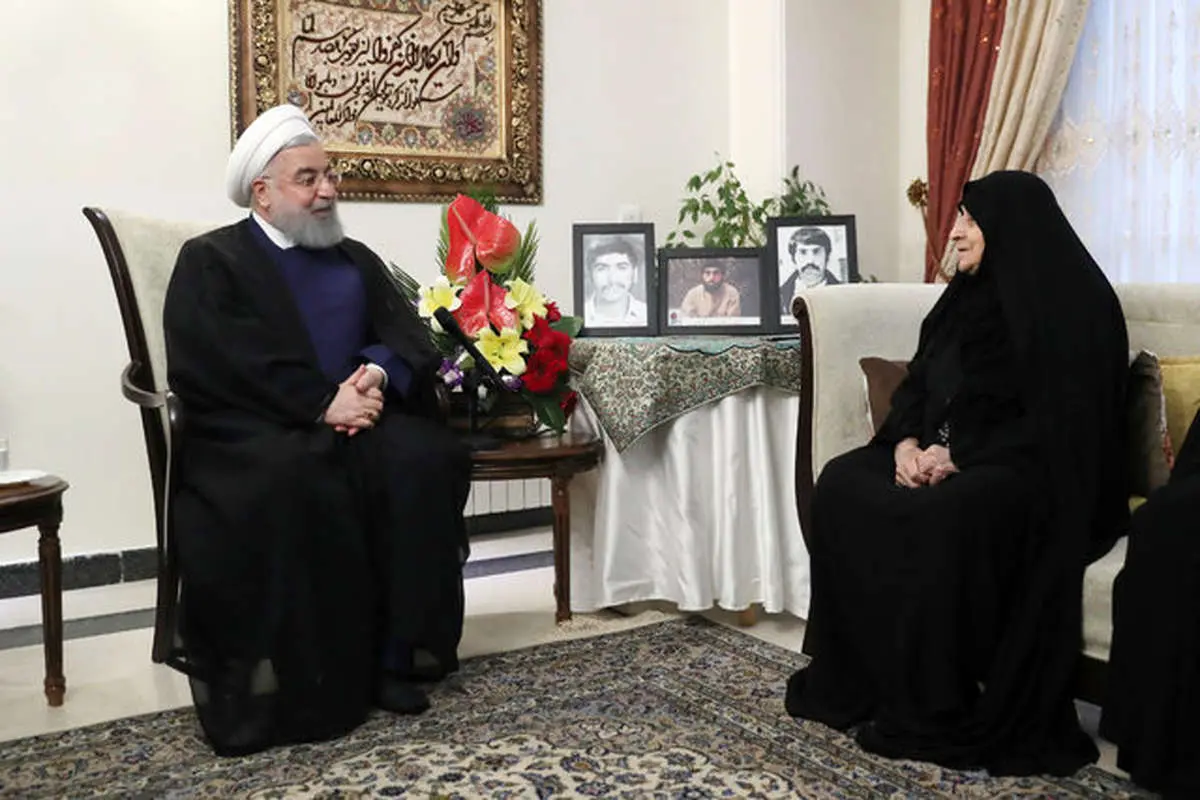 دیدار حسن روحانی با خانواده شهدا، جانبازان و آزادگان