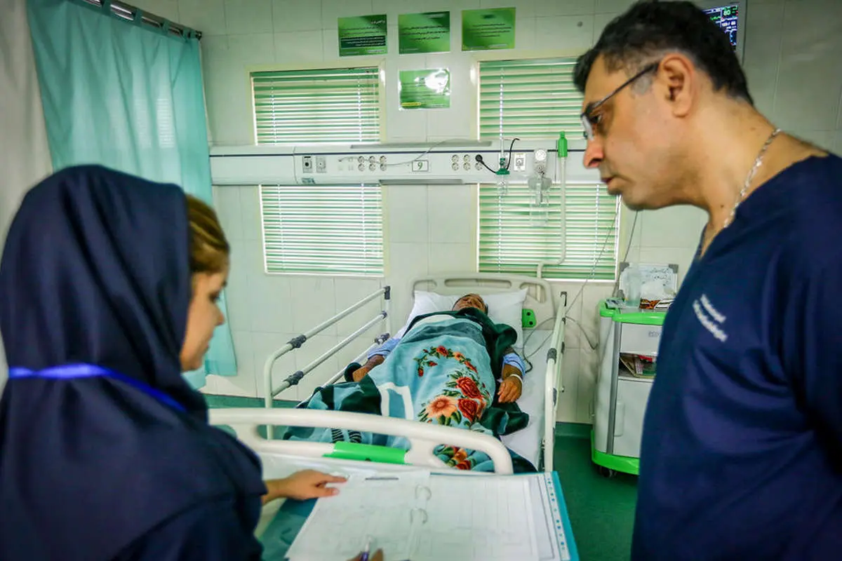 (تصاویر) عمل جراحی قلب باز در گرگان