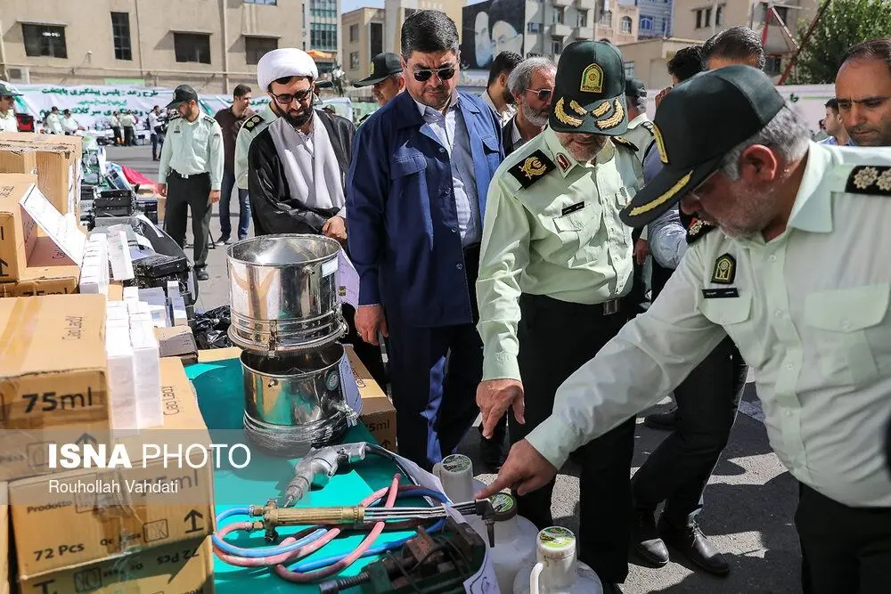 (تصاویر) بازداشت ۴۷۹ مال‌خر، ۲۸۷ موادفروش و ۲۸ قاچاقچی در تهران