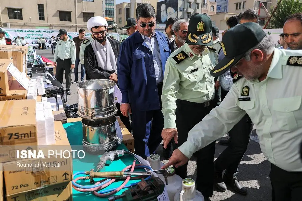 (تصاویر) بازداشت ۴۷۹ مال‌خر، ۲۸۷ موادفروش و ۲۸ قاچاقچی در تهران