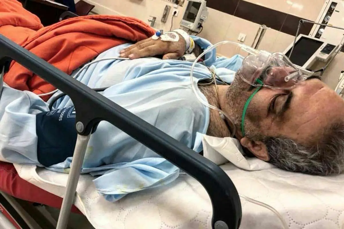 جواد خیابانی بعد از عمل جراحی