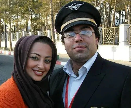 ازدواج نفیسه روشن با یک خلبان