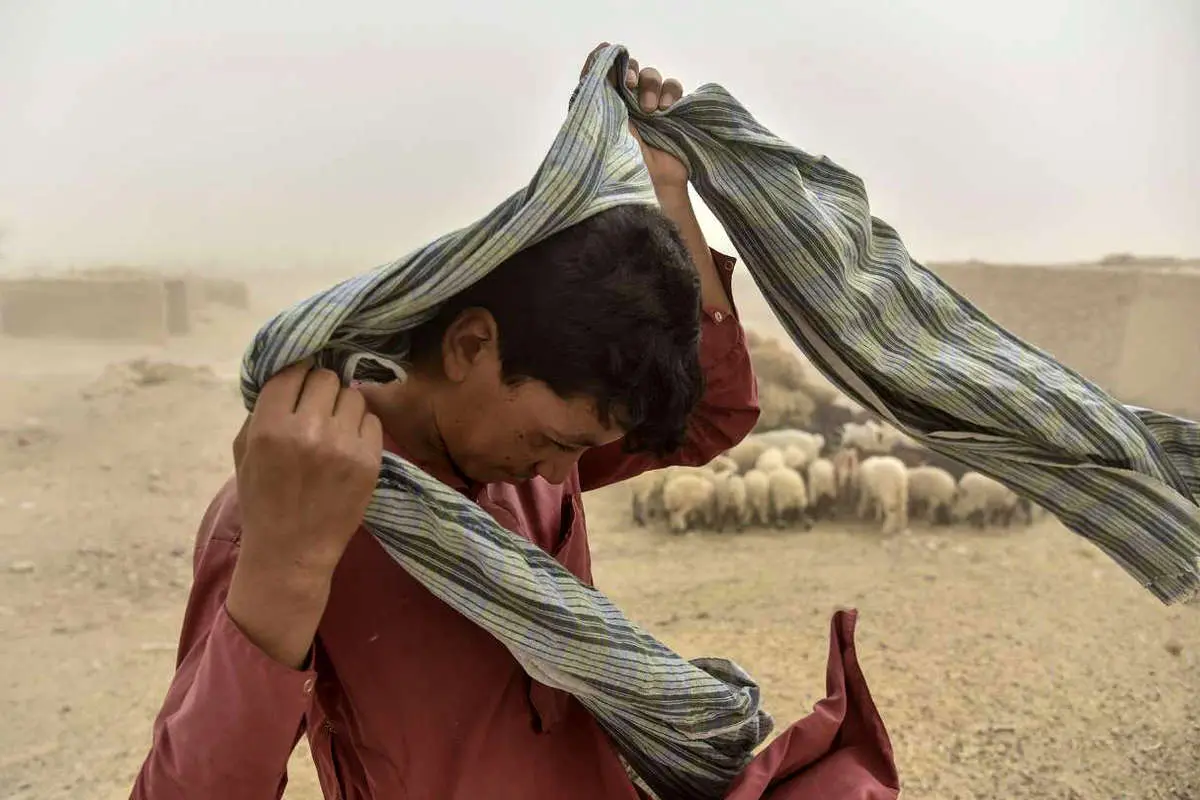 (تصاویر) هجوم شنهای روان در سیستان و بلوچستان