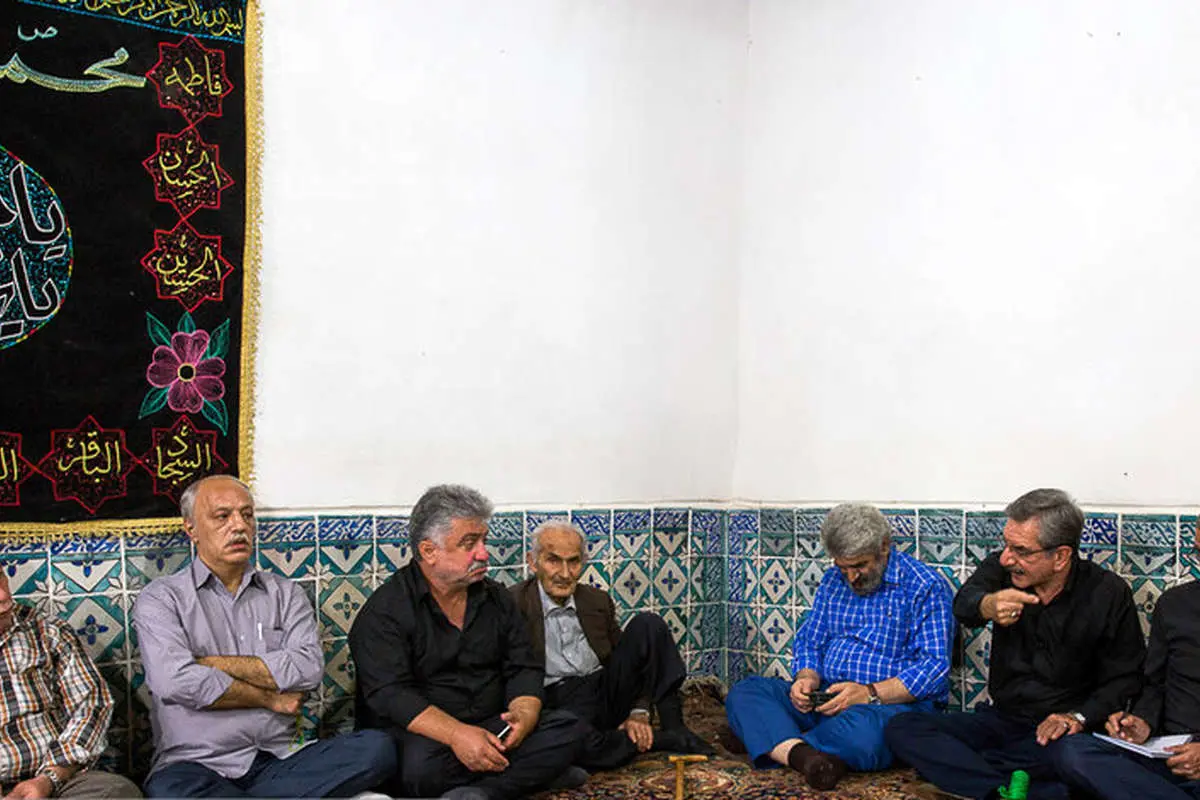 (تصاویر) رسم سنجزنی در شهر تاریخی ماسوله