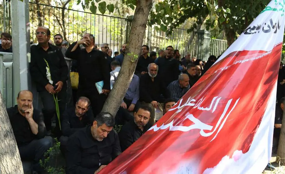 (تصاویر) مراسم تشییع پیکر ۱۳۵ شهید گمنام دفاع مقدس