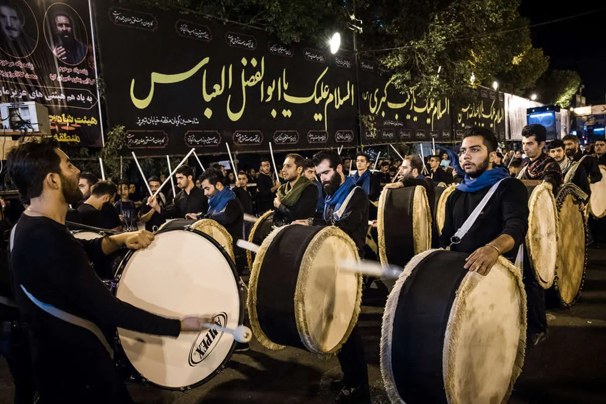 (تصاویر) مراسم سنتی «شاخسی» تبریزیها در محرم