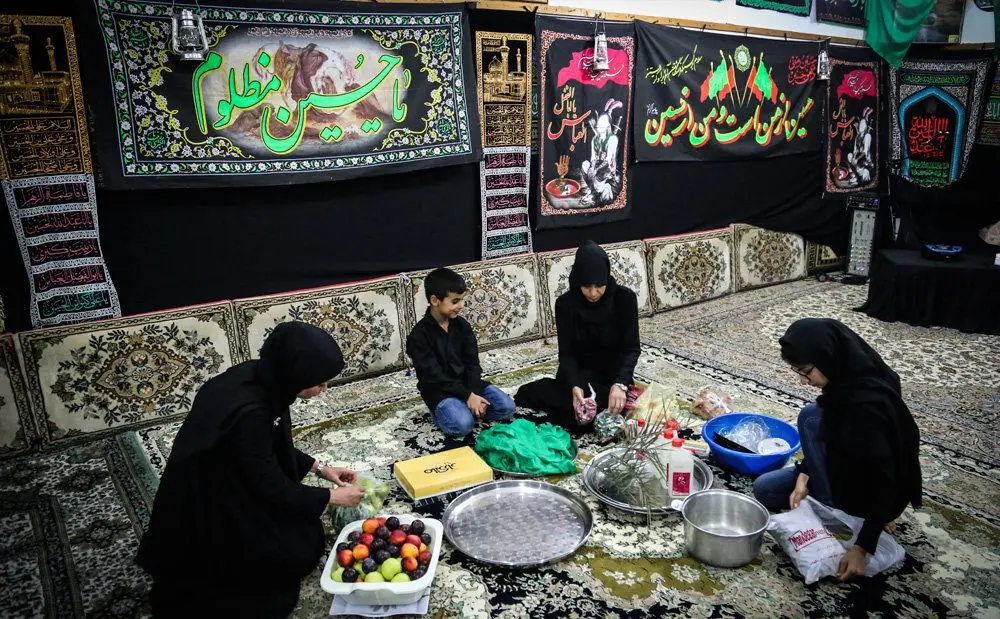 (تصاویر) آیین سنتی "عروسی قاسم (ع)" در اهواز
