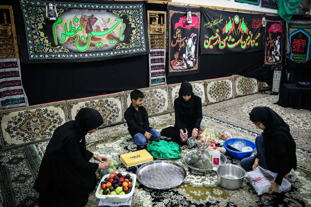 (تصاویر) آیین سنتی "عروسی قاسم (ع)" در اهواز