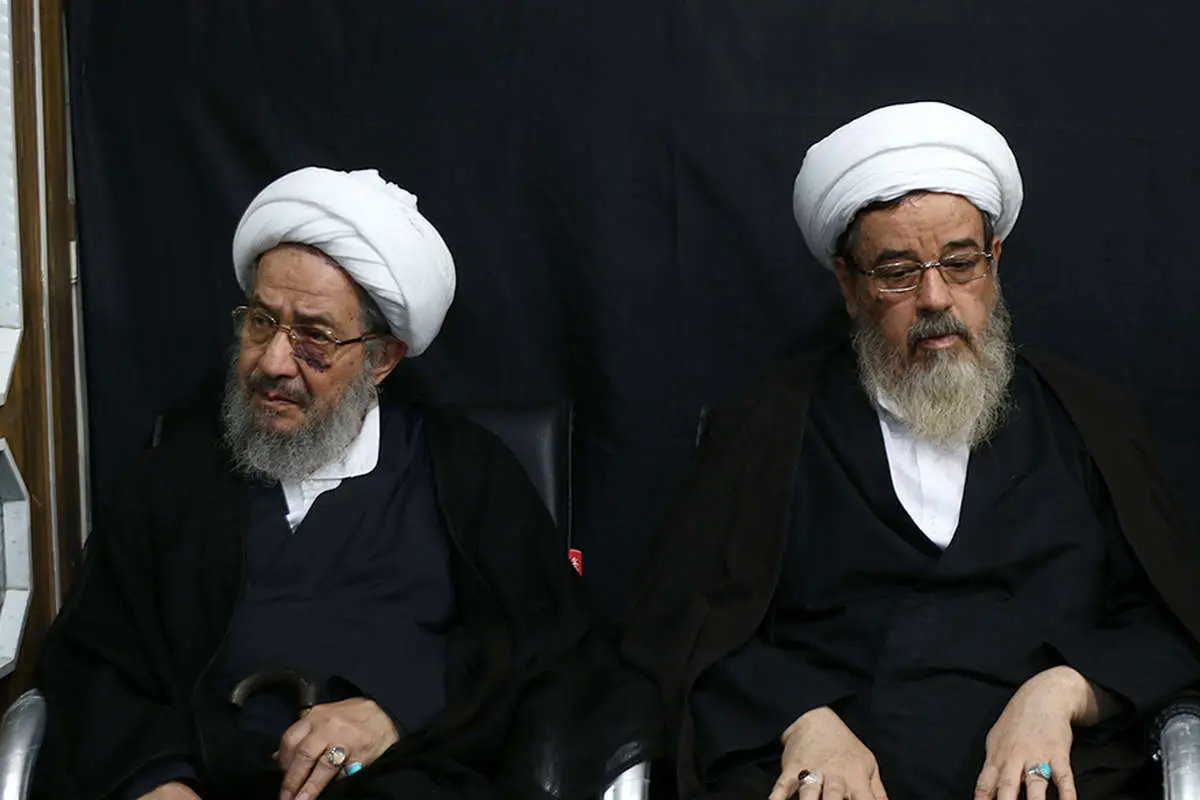 (تصاویر) عزاداری محرم در خانه پدری برداران لاریجانی