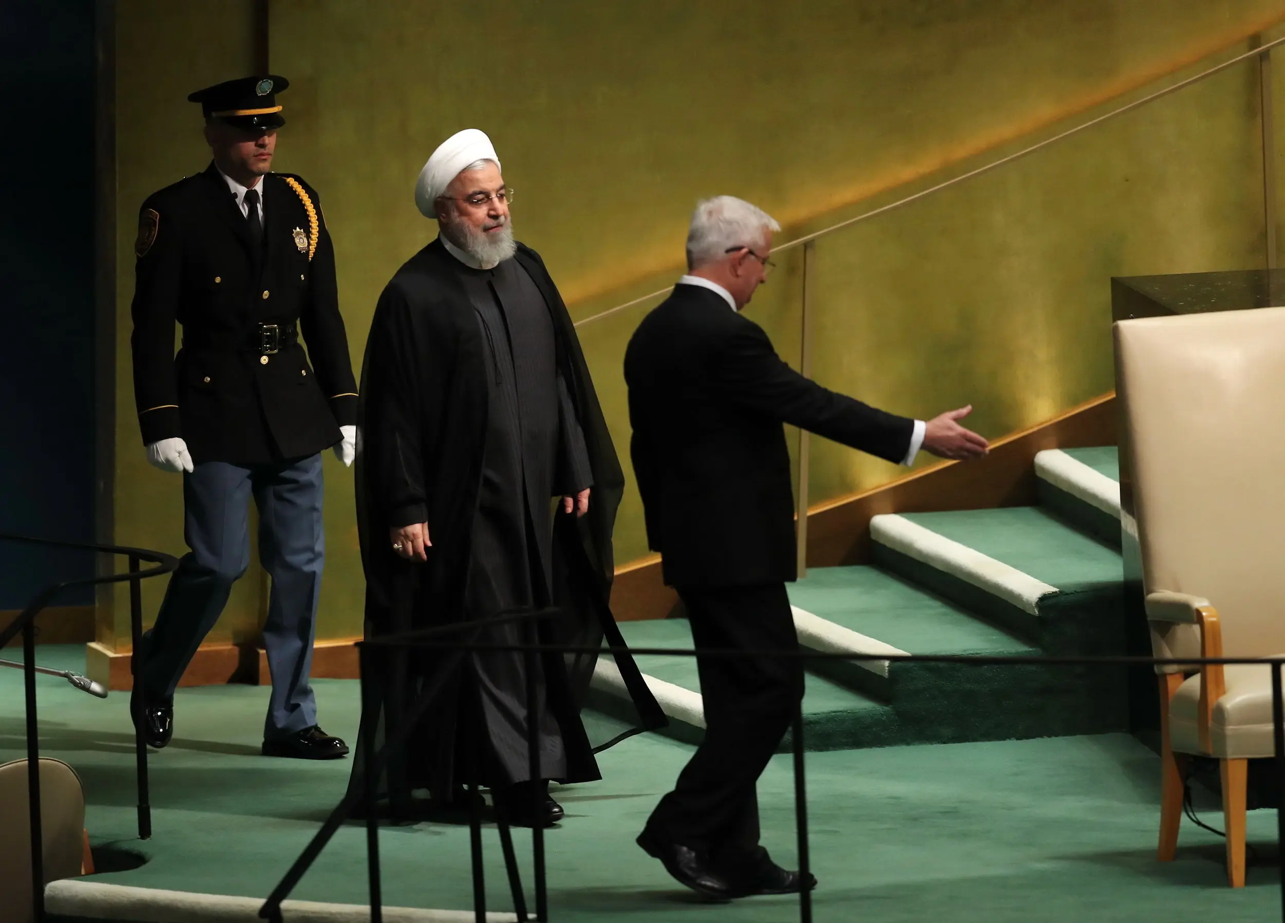(تصاویر) سخنرانی روحانی در مجمع عمومی سازمان ملل