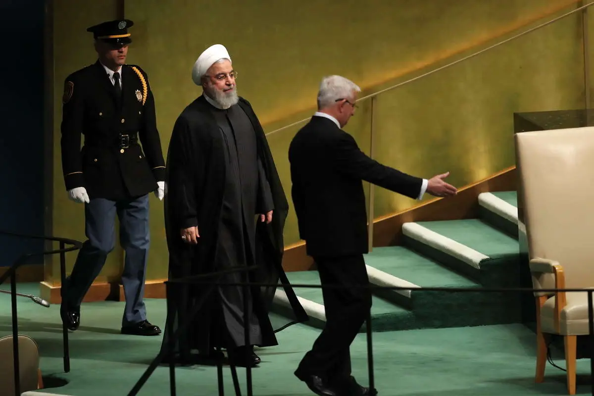 (تصاویر) سخنرانی روحانی در مجمع عمومی سازمان ملل