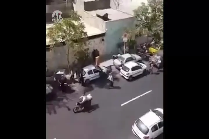 (ویدئو) آتش سوزی در برج بهار