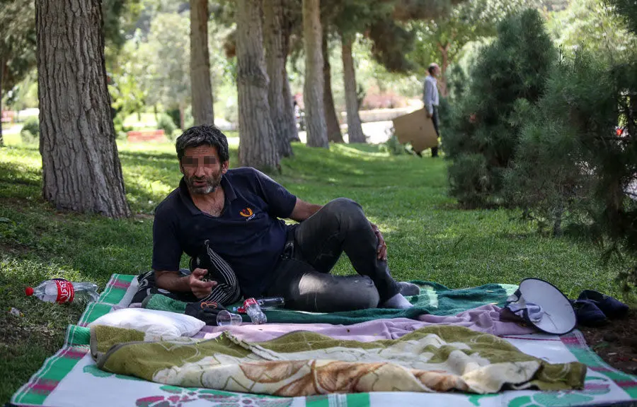 (تصاویر) پارکی در تهران که مصرف مواد در آن آزاد است!