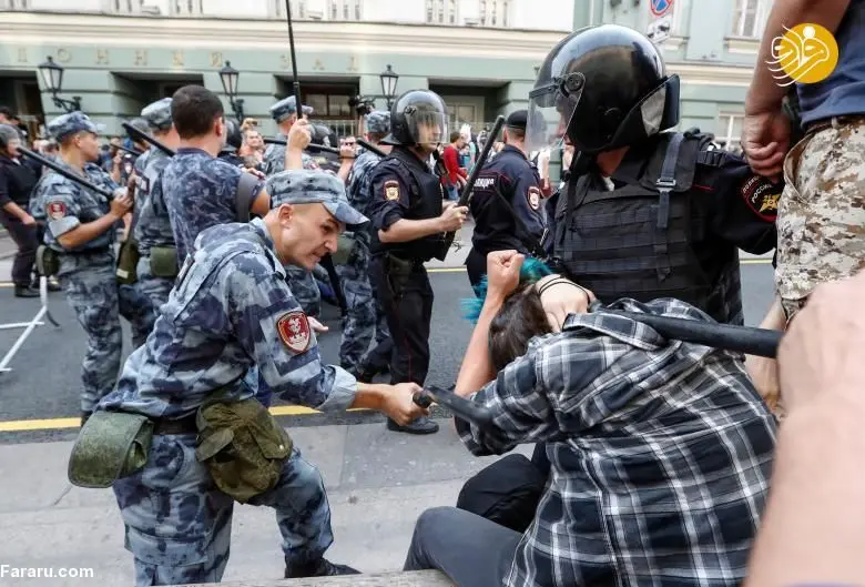 (تصاویر) تظاهرات گستره روس‌ها علیه قانون بازنشستگی