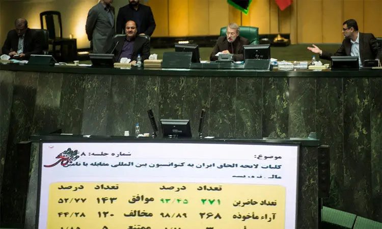 نقش علی لاریجانی و فراکسیون امید در تصویب CFT
