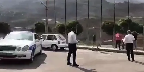 جنجال "بشین‌پاشو" دادن مامور ناجا در جاده چالوس!