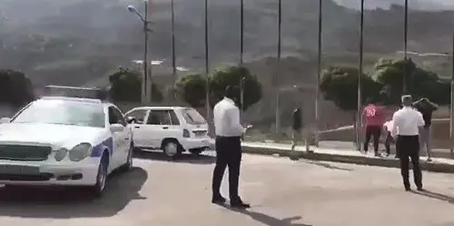 جنجال "بشین‌پاشو" دادن مامور ناجا در جاده چالوس!